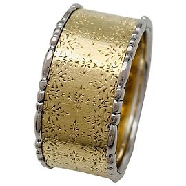 Anel Buccellati em ouro amarelo e branco. Outro