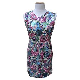 Marc Jacobs Multicolored Sequins Linen Dress Multiple colors