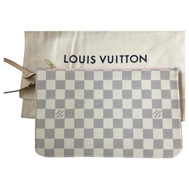 Louis Vuitton-Pochette pour Neverfull GM Azur-Écru