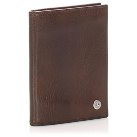 Autre Marque-Dolce&Gabbana Brown Leather Card Holder-Brown
