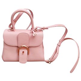 Delvaux Brillant Mini Pink Leather Handbag Pink