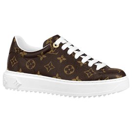 Louis Vuitton-LV monogram sneakers-Brown