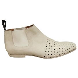 Heschung p openwork ankle boots 38,5 New condition White