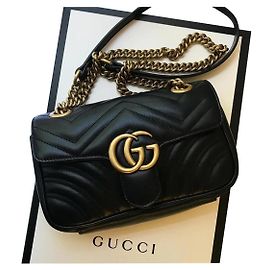 Gucci marmont mini noir Noir