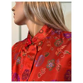 Alain Manoukian Bluse Rot