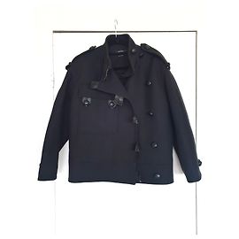 Isabel Marant Caban Ketzia Nero Blu navy