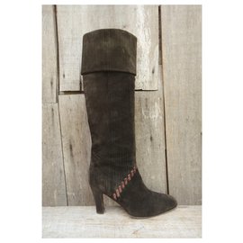 Givenchy-Botas Givenchy p 37-Marrón oscuro