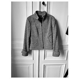 Zapa Casual blazer jacket Black White Grey