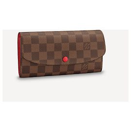 Louis Vuitton Carteira LV Emilie nova Marrom