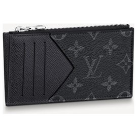 Louis Vuitton-LV coin card holder new-Grey