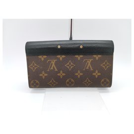 Louis Vuitton-Wallets-Brown
