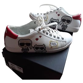 Karl Lagerfeld KUPSOLE II PIXEL Blanc