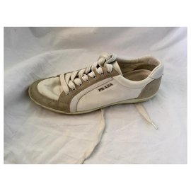 Prada-Sneakers Prada-Bianco,Grigio