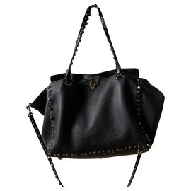 Valentino-Handbags-Black