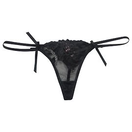 Agent Provocateur String Cendrillon. Noir