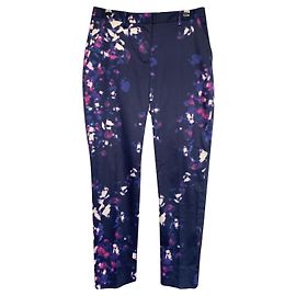 Pantalon LK Bennett Lettie Multicolore Bleu foncé