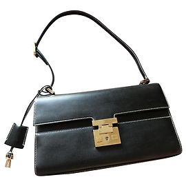 Borsa a tracolla Gucci Vintage Lady Lock Nero