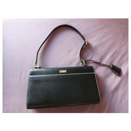 Gucci-Sac à bandoulière Gucci Vintage Lady Lock-Noir