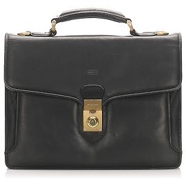 Valigetta Balenciaga in pelle nera Nero