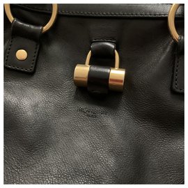 Yves Saint Laurent-YSL Muse Tote handbag-Black