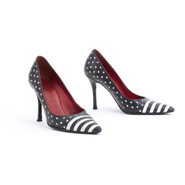 Céline-RAYAS NEGRAS POLKA FR37.5-Negro