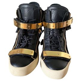 Giuseppe Zanotti Scarpe da ginnastica Coby bar Nero