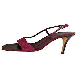 Sandálias Kate Spade com bolinhas Rosa Vermelho