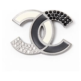Chanel CC BLACK WHITE Prata
