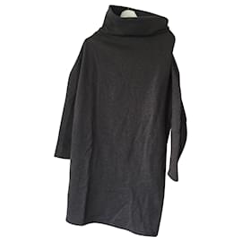 Cacharel-Cacharel oversized sweater dress-Dark grey