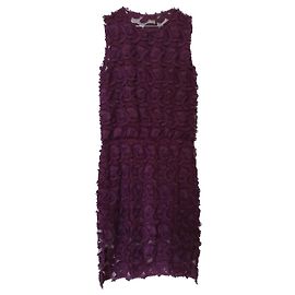 Vestido Samsoe & Samsoe Mayer de renda roxo Roxo
