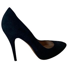 Paire d’escarpins iro noir cuir suede Noir