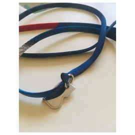 Hermès-Pulseira turbilhão-Vermelho,Azul