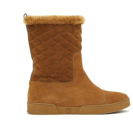 Louis Vuitton-camel suede fur fr37 New-Caramel