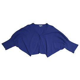 Eric Bompard Strickjacke lila aus Kaschmir und Seide XL Lila