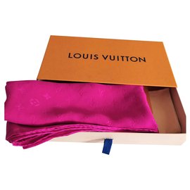 Louis Vuitton-Bufanda Monaco Louis Vuitton-Fucsia