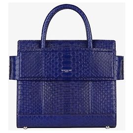 GIVENCHY Nuevo bolso HORIZON de pitón azul PM Azul