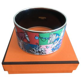 Hermès-Hermès Della Cavalleria Favolosa Enamel Bracelet-Other