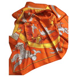 Hermès sciarpe Arancione