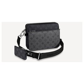 Louis Vuitton-Bags Briefcases-Grey