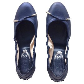 Tod's-Zapatillas de ballet-Azul marino