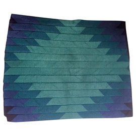 Autre Marque-Falda bandeau de Haute Hippie-Azul,Verde,Turquesa