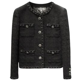 Chanel-8K$ most iconic jacket-Black