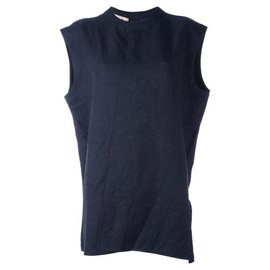 MARNI Crumpled tunic top T40 IT Dark grey