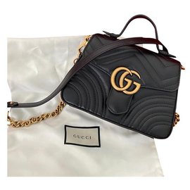 Gucci-Mini bag GG Marmont-Nero
