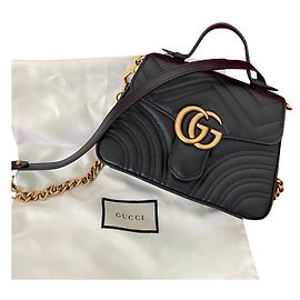 Gucci Mini bolsa GG Marmont Preto