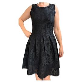 New Bel Air dress size 2 matches 38 Fully lined Folded Skater Black