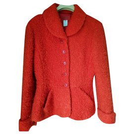 Kenzo Wool Jacket Red Red