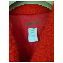 Kenzo-chaqueta de traje-Roja