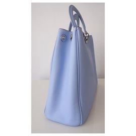 Dior-BICOLOR DIOR DIORISSIMO BAG-Yellow,Light blue,Silver hardware
