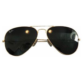 Ray-Ban Black Aviator Sunglasses Black